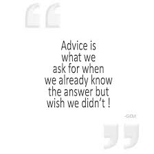 Advice quote