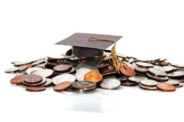 graduation cap with money